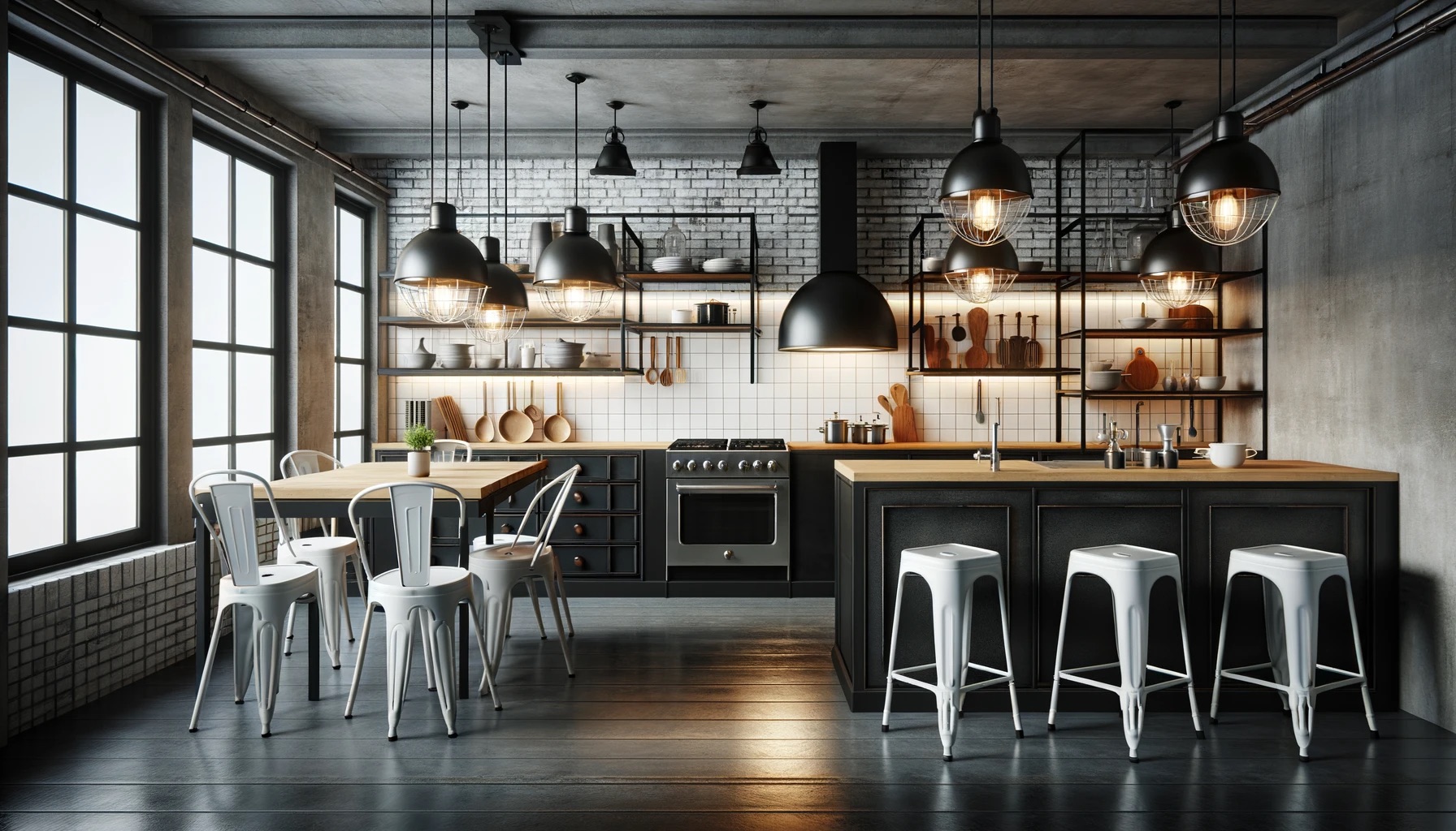 Come Arredare Una Cucina Bianca E Nera - Casa Sogno