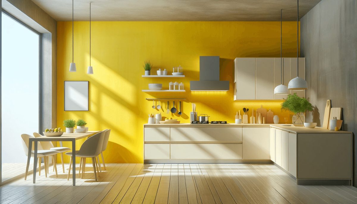 L'immagine illustra come l'uso di colori vivaci e accattivanti possa creare un'atmosfera energetica e invitante, dimostrando l'importanza della personalizzazione attraverso la selezione dei colori.