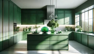 Scopri di più sull'articolo Come Arredare una Cucina Verde: Guida alla Creazione di uno Spazio Armonioso e Elegante