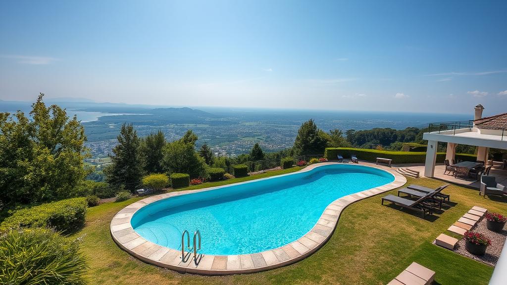 Piscina a forma libera