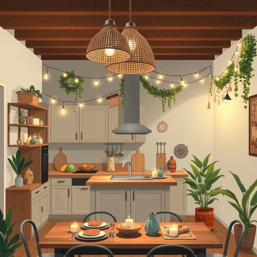 Cucina Boho Chic: 7 idee per un ambiente creativo e accogliente