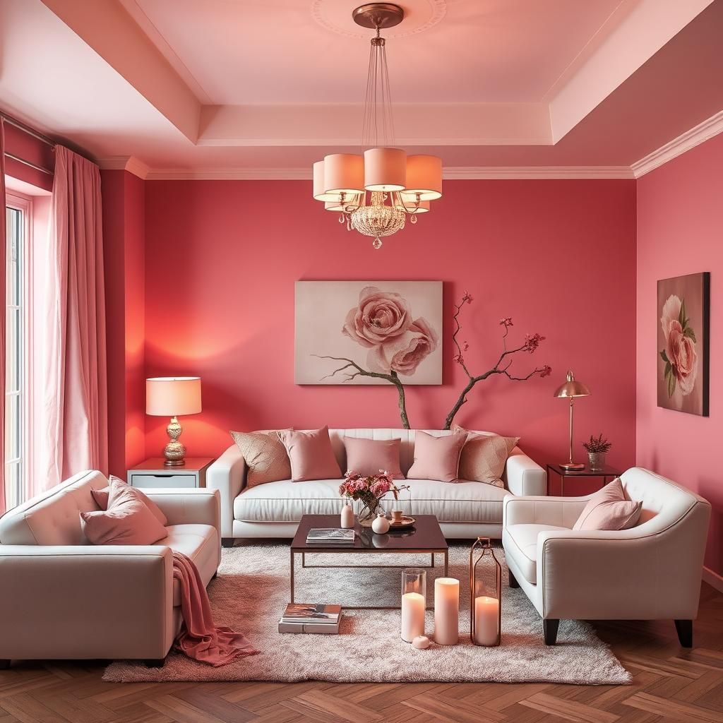 Soggiorno rosa: Idee per Arredare con Stile