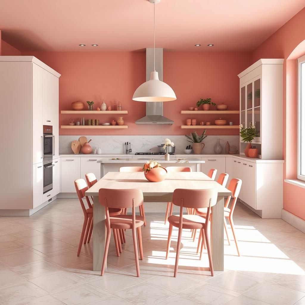 Cucina rosa: Trasforma il Cuore della Tua Casa