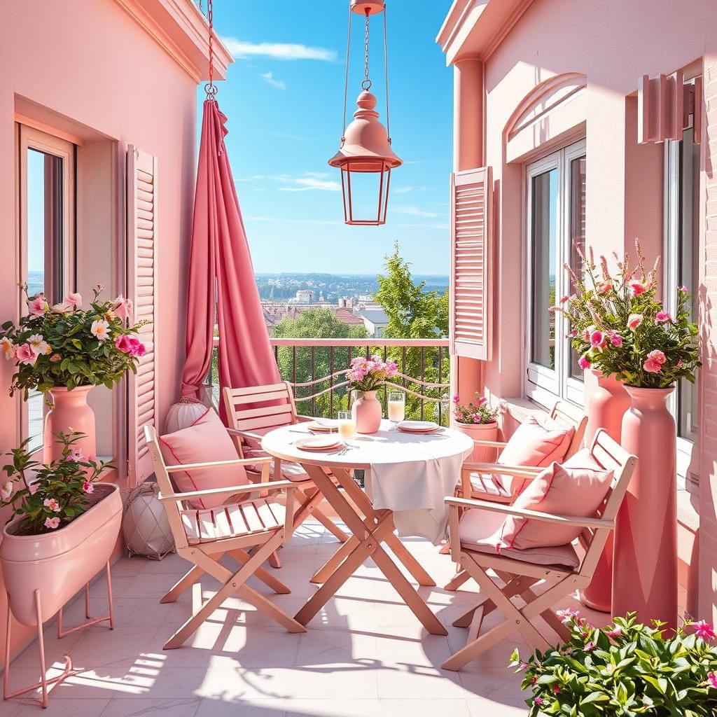 Balconi e terrazzi rosa: Come Portare Colore all'Esterno