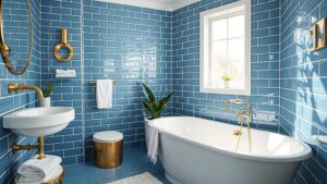 Scopri di più sull'articolo Come arredare un bagno blu: idee e consigli per un look perfetto