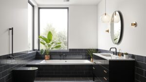 Scopri di più sull'articolo Come abbinare il bagno nero in modo elegante e senza errori