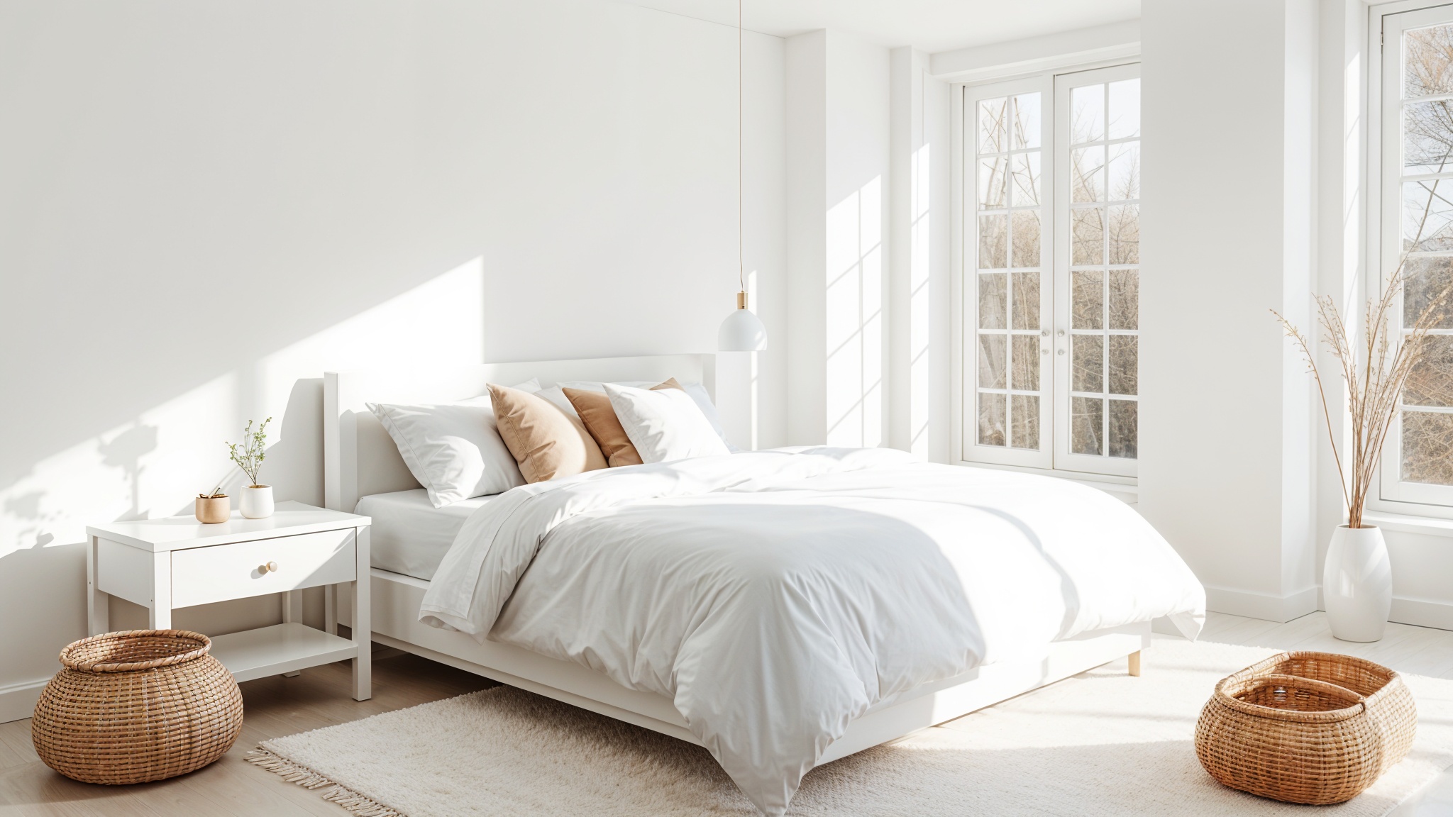 Scopri di più sull'articolo Come arredare una camera da letto bianca: idee e consigli
