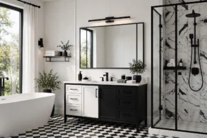 Scopri di più sull'articolo Bagno Bianco e Nero: Idee e Ispirazioni per un Ambiente Elegante